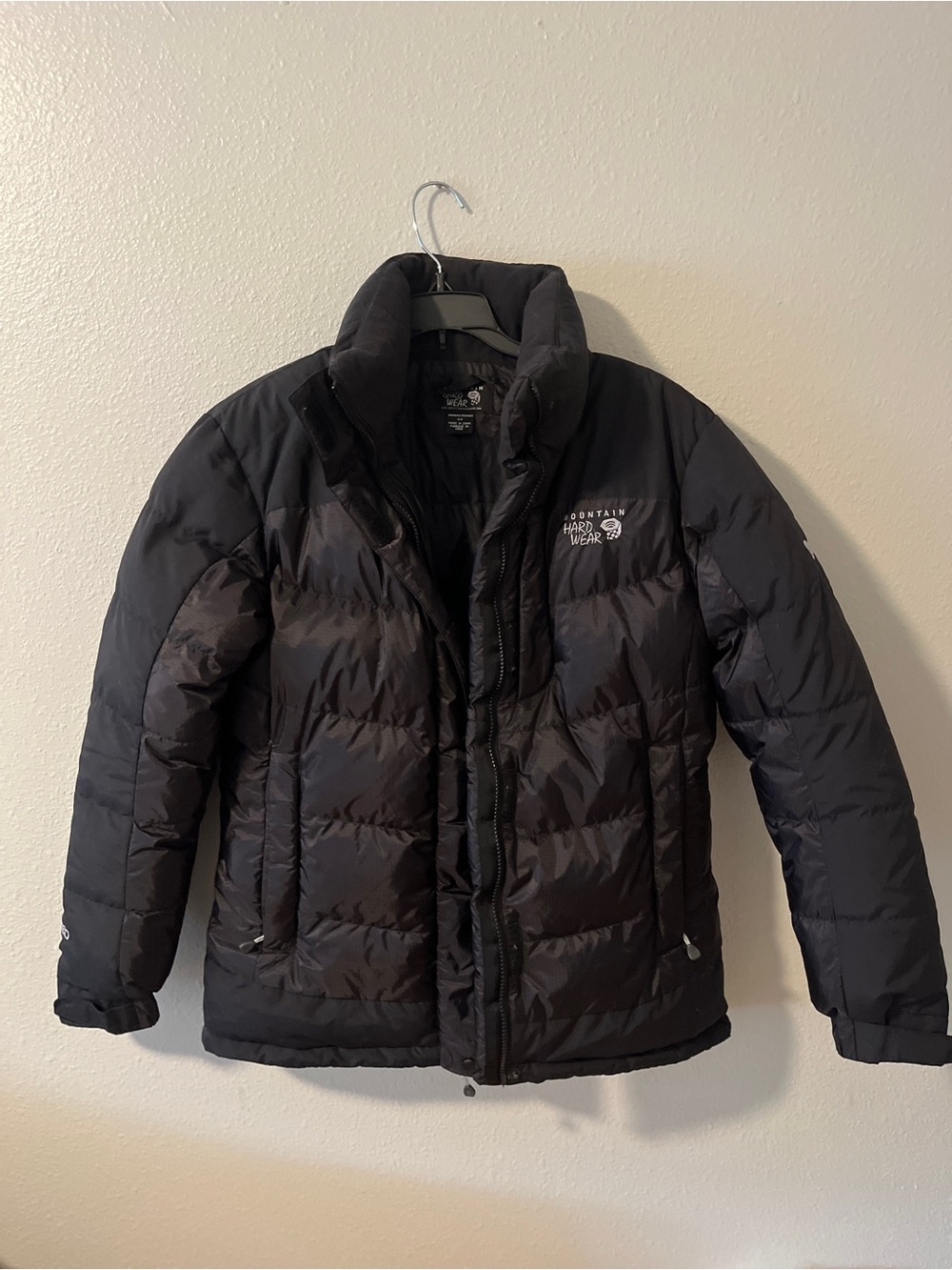 Mountain Hardwear women’s Black Quilted Insulated down Puffer Jacket size small